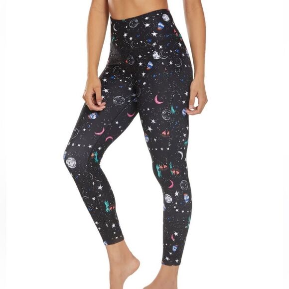 Betsey Johnson Performance Celestial 718 Yoga Leggings Women’s Medium - Picture 1 of 5